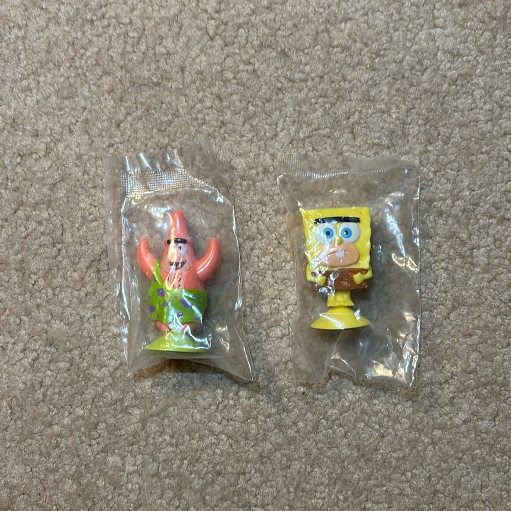 SpongeBob SquarePants Chibi Snapz Series 2 - Caveman SpongeBob and Patrick